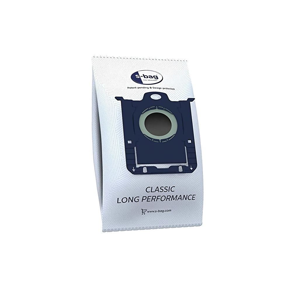 Anakel Home Bolsas Aspiradora S-Bag Classic Long Performance GR201S Compatible con Aspiradora con Bolsa AEG, Electrolux, Philips, Tornado y Volta  4 unidades, Mayor Capacidad