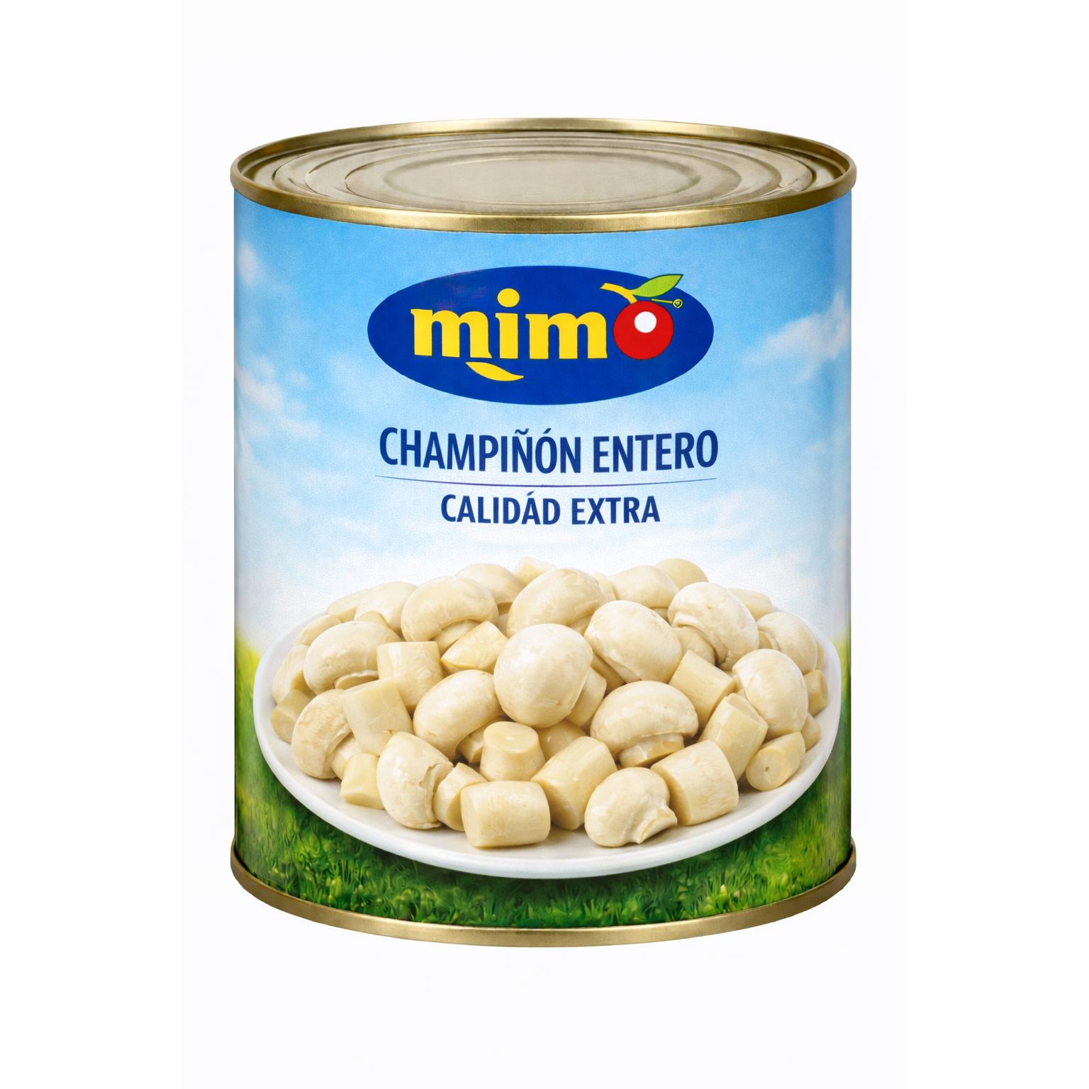 MIMO Champiñón entero lata 2.5kgs 1330grs peso escurrido