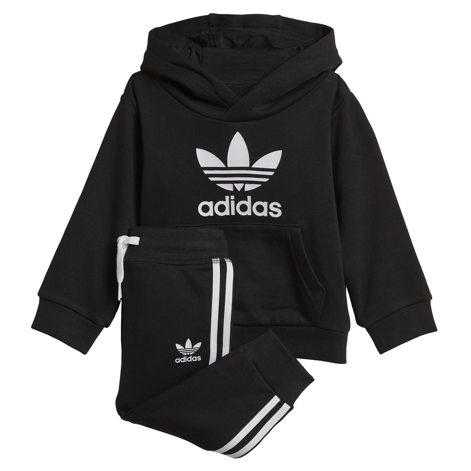Adidas - Chándal negro/bco DV2809
