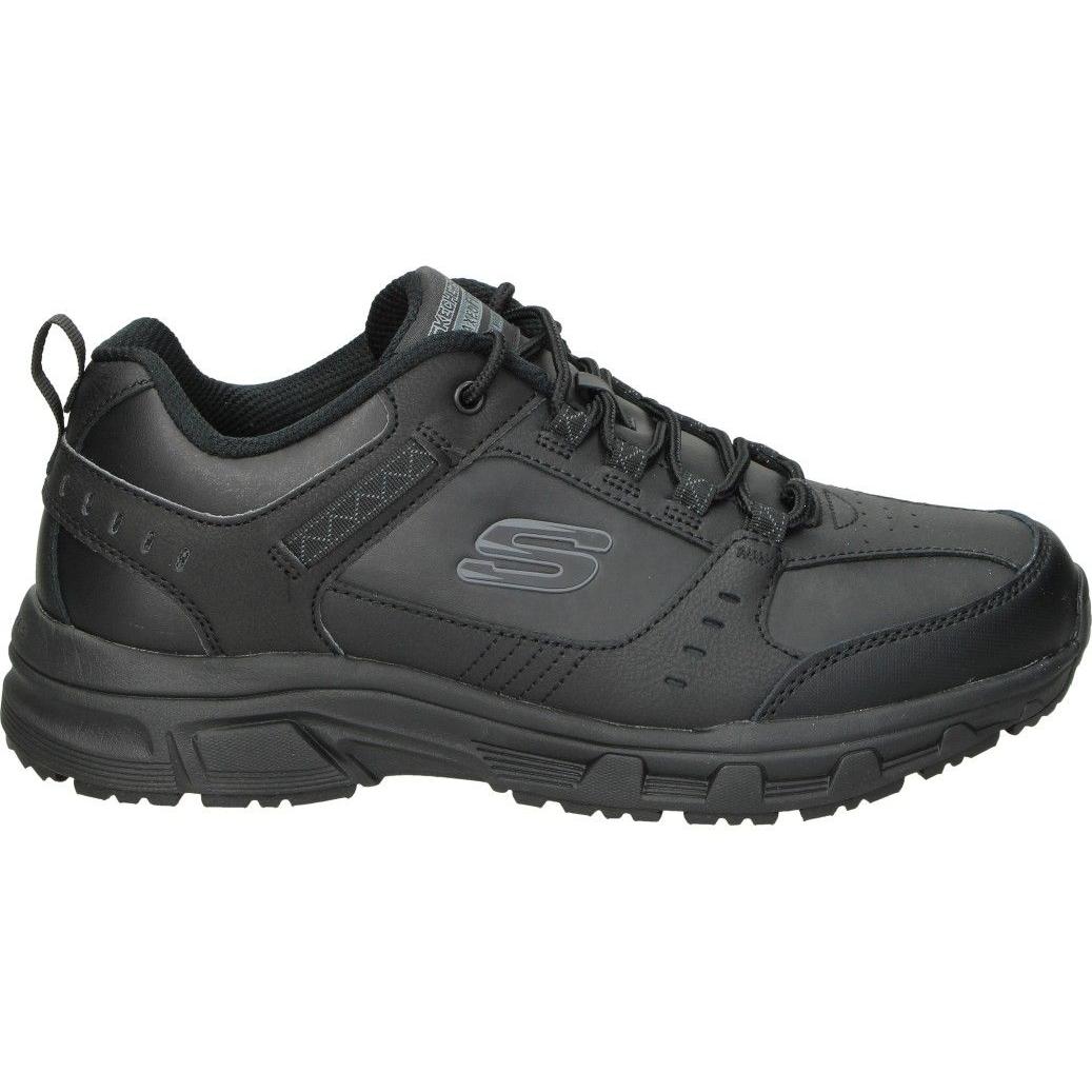 SKECHERS | Zapatos Skechers Relaxed Fit: Oak Canyon Redwick para Hombre – Zapato Casual en Color Negro – Zapatos con Cierre de Cordones – Casual – Cómodos – Alta Calidad – Versátiles – Modelo 51896-BBK