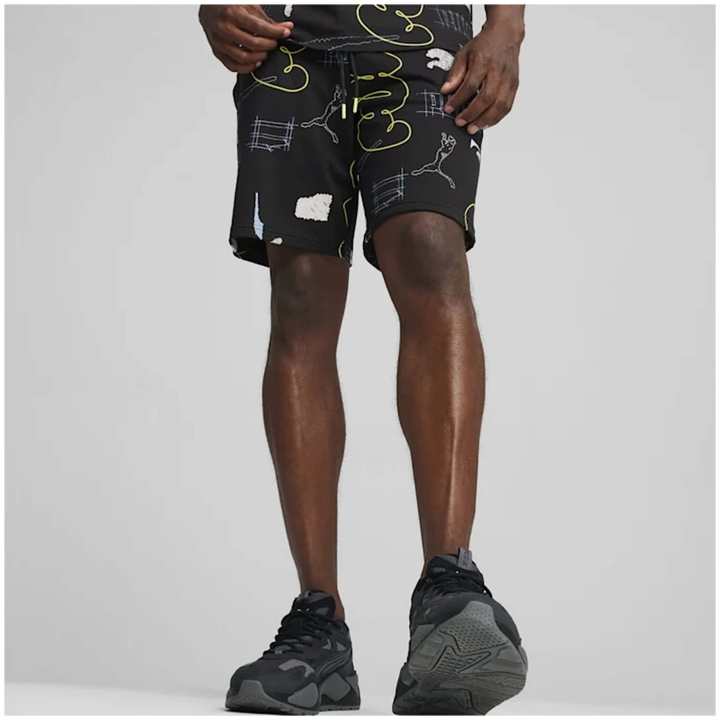 Pantalones Cortos Puma para Hombre en color Negro