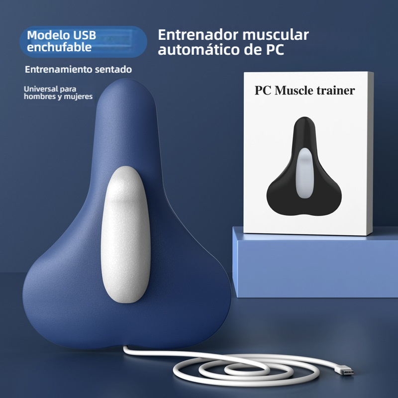 Entrenador de Kegel eléctrico – Ejercitador muscular PC universal (hombres/mujeres), para rehabilitación posparto, fortalecimiento del suelo pélvico y ejercicios de contracción anal