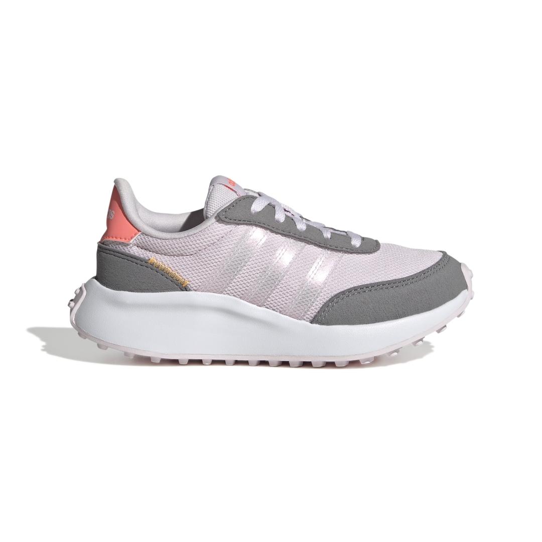 Zapatilla Junior Adidas Run 70 S Rosa Estilo Retro Amortiguación Cloudfoam