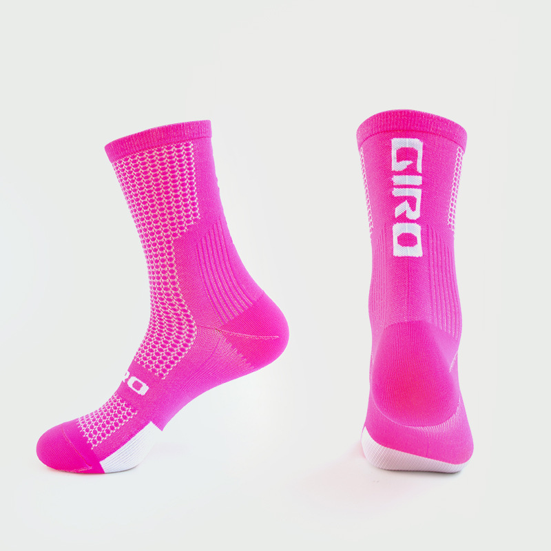 OmHom GIRO-calcetines de compresión para ciclismo profesional, transpirables, para hombre y mujer, para deportes, correr, baloncesto