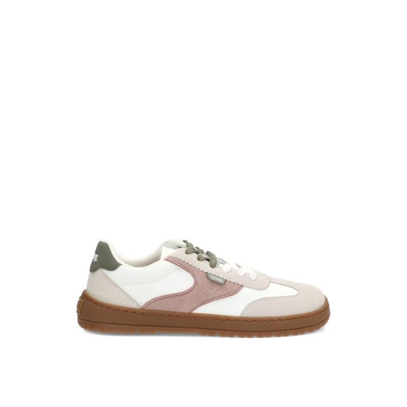 Zapatillas Respetuoso/barefoot Mustang - Mujer - Suela Plana - Modelo 60948 - Color Blanco