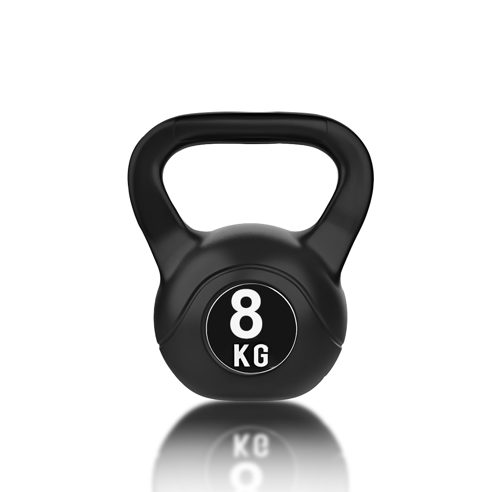 Life Basics Kettlebell de Hierro, Kettlebell para Fitness, Musculación y Cross Training, Pesa Rusa Ergonómica con Agarre Antideslizante, Ideal para Fuerza, Tonificación, Cardio y Entrenamiento en Casa y Gimnasio, 4kg-14kg