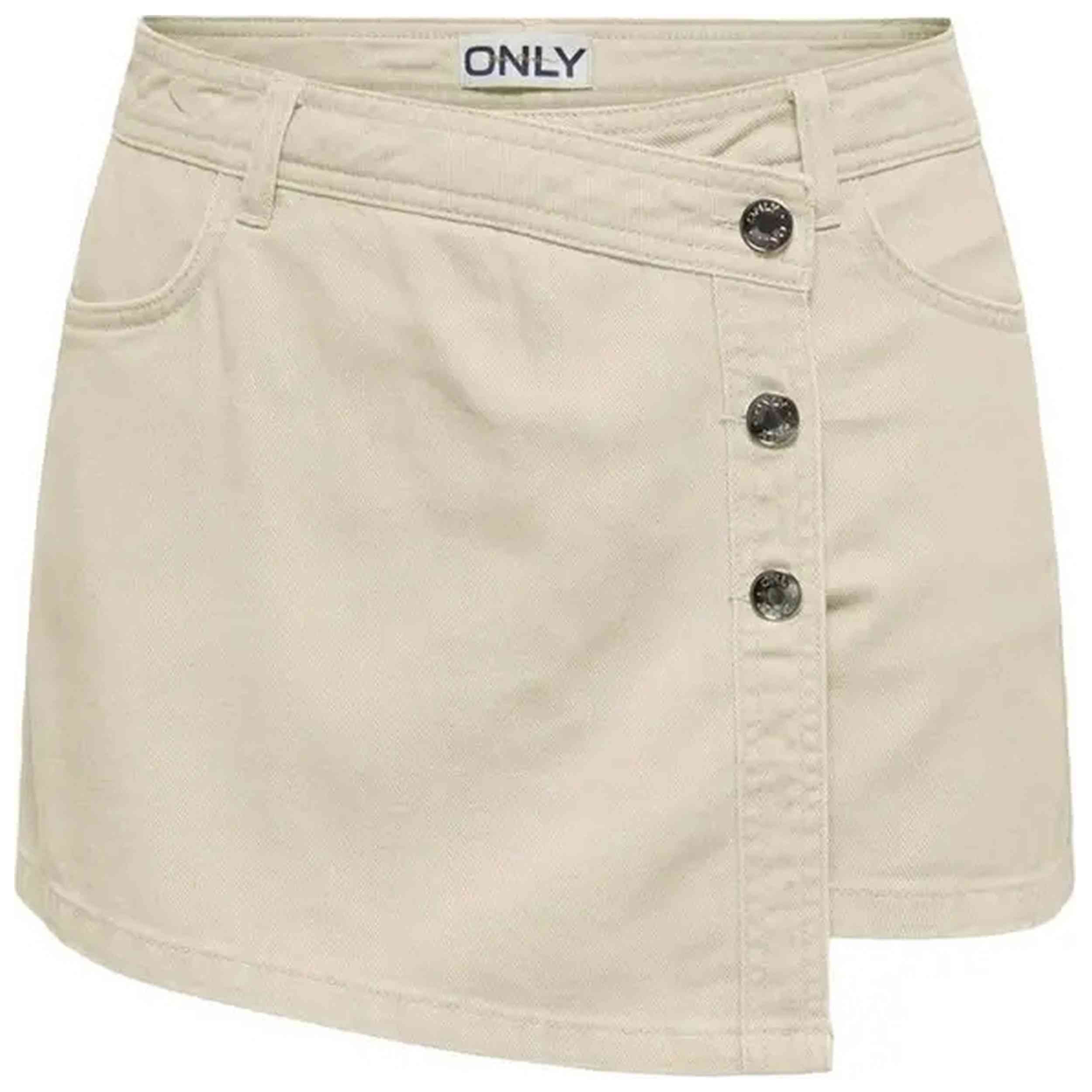 Short Only modelo Onllesly Reg Col Skort Pnt en color Crudo
