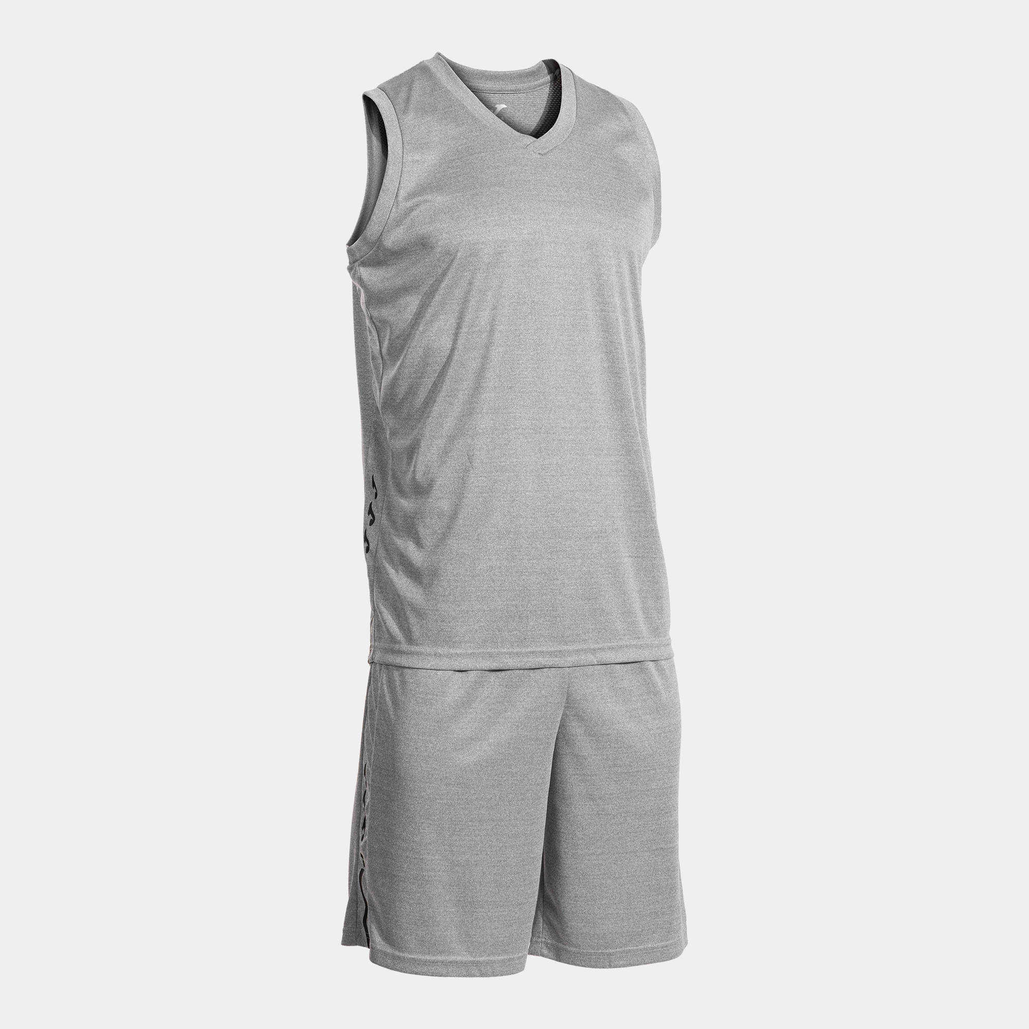 JOMA SET OLIMPIADA BASKET GRIS MELANGE NEGRO Talla 6 (5XS) Niño Junior