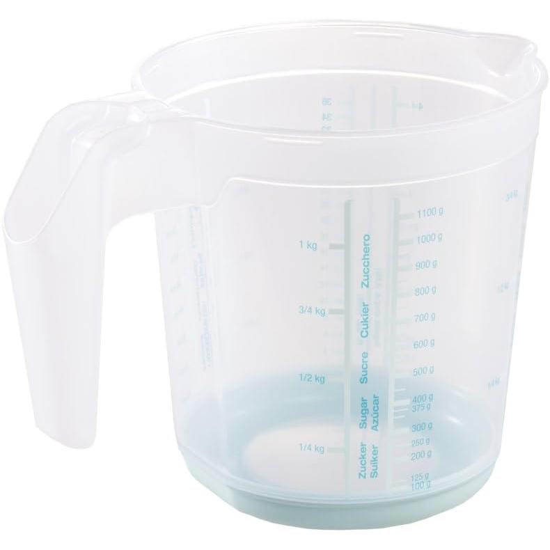 Jarra Medidora Keeper - Aguamarina 500 Ml Antideslizante y Apto para Lavavajillas