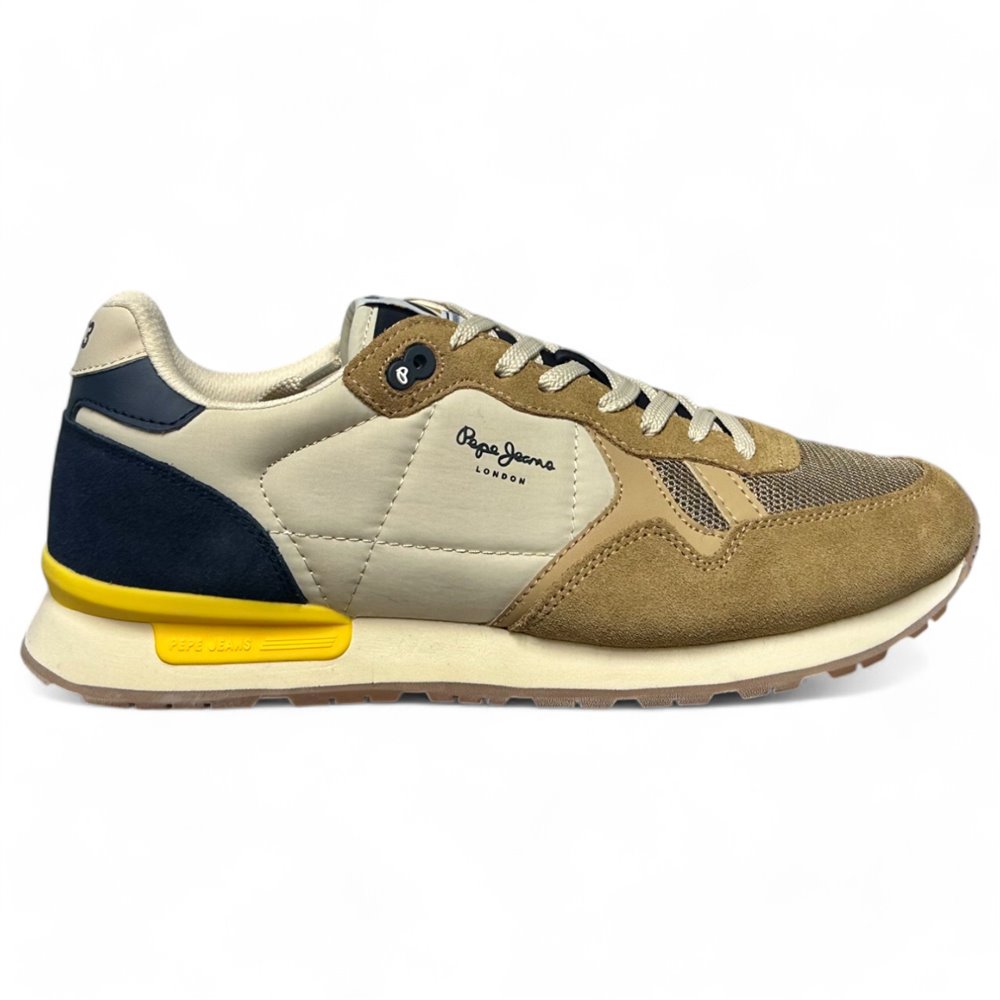 Zapatillas casual Pepe Jeans Brit Camp M PMS40030 Camel Beige