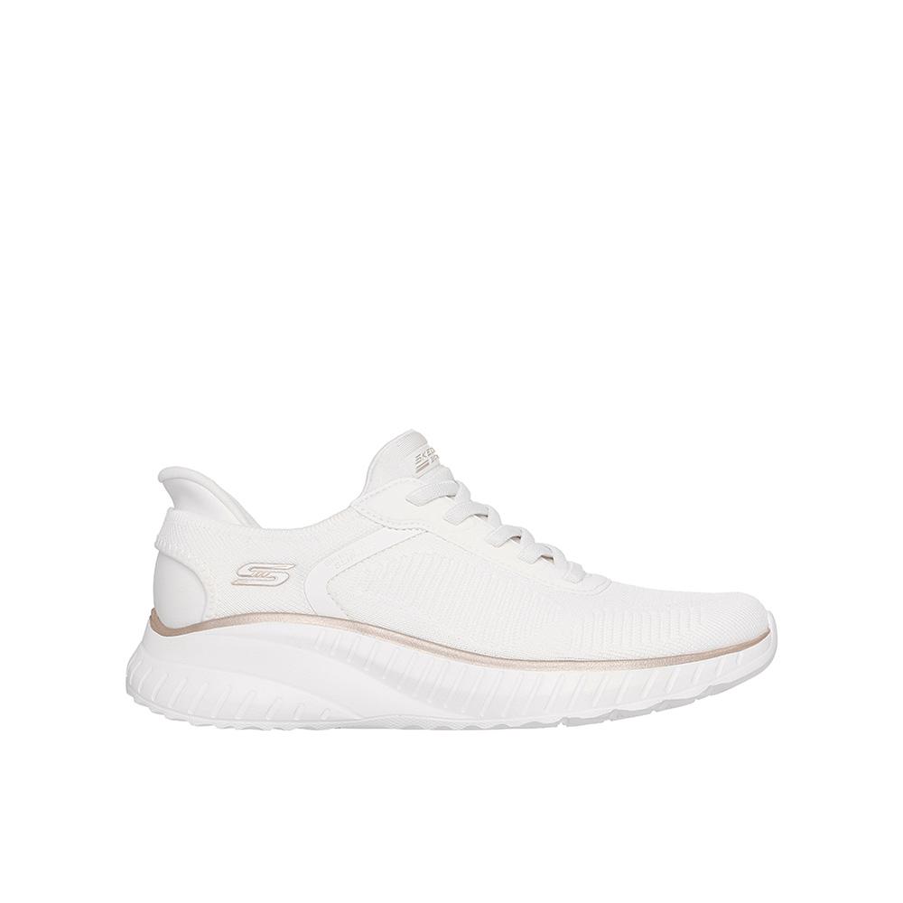 Zapatillas Skechers BOBS Squad Chaos Blanco Mujer 87477