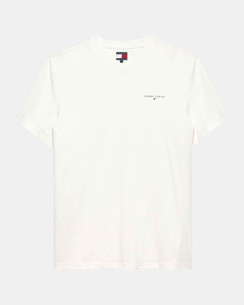 TOMMY HILFIGER DM0DM21780YBL Camisetas Manga corta Hombre Blanco