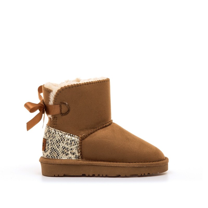 Botas casual niña MUSTANG 47951 C50748 AUSTRALIANA LAZO TRASERA NUEZ CUERO 39691 26I