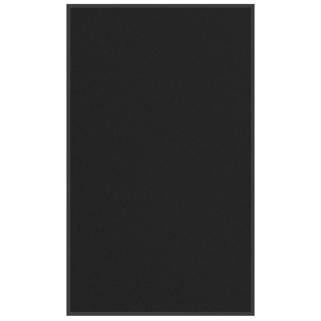 vidaXL Felpudo negro 90x150 cm