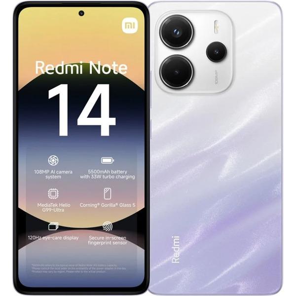 Xiaomi Redmi Note 14 Dual LTE 256GB 8GB RAM (Mist) Purple