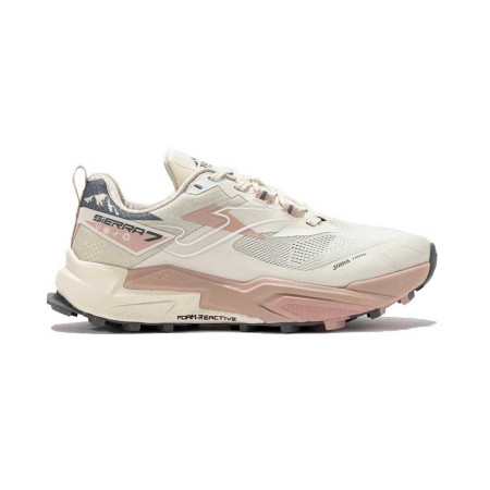 Zapatillas Joma Sierra Lady 2525 Beige Rosa Trail Running Mujer