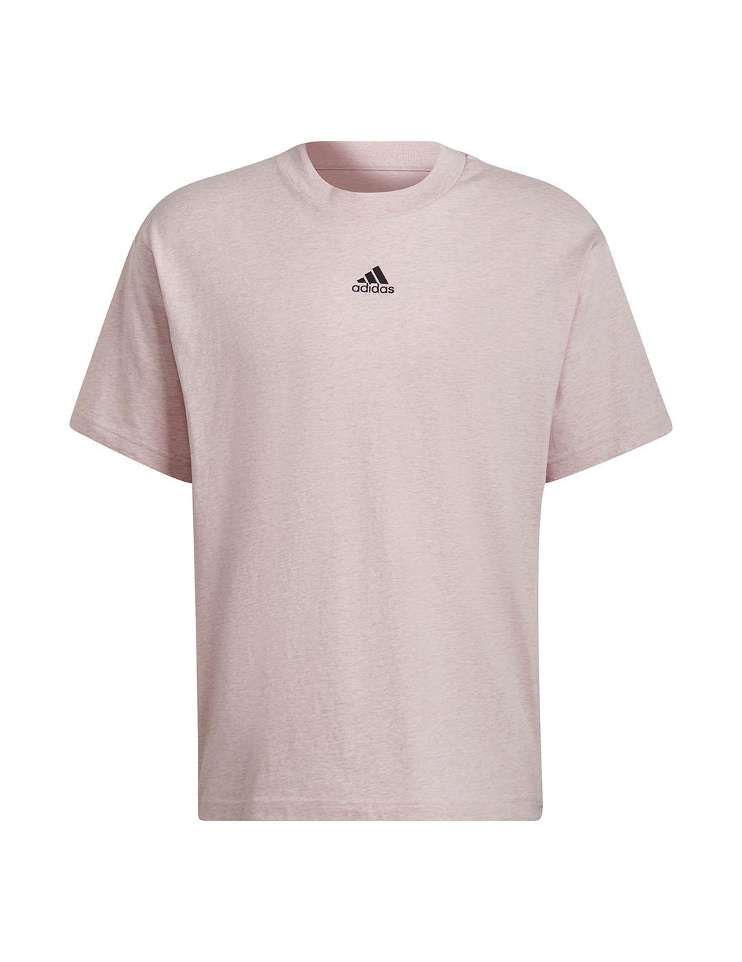 Adidas Camiseta Hombre Botan Dyed Rosa Algodón Holgado
