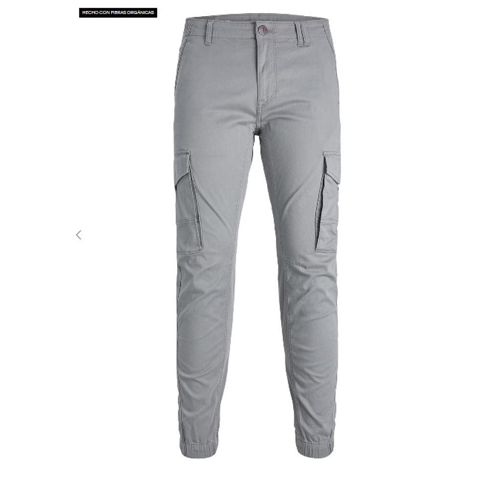 Pantaln JACK & JONES JPSTPAUL JJFLAKE CARGO 12139912 GRIS Gris