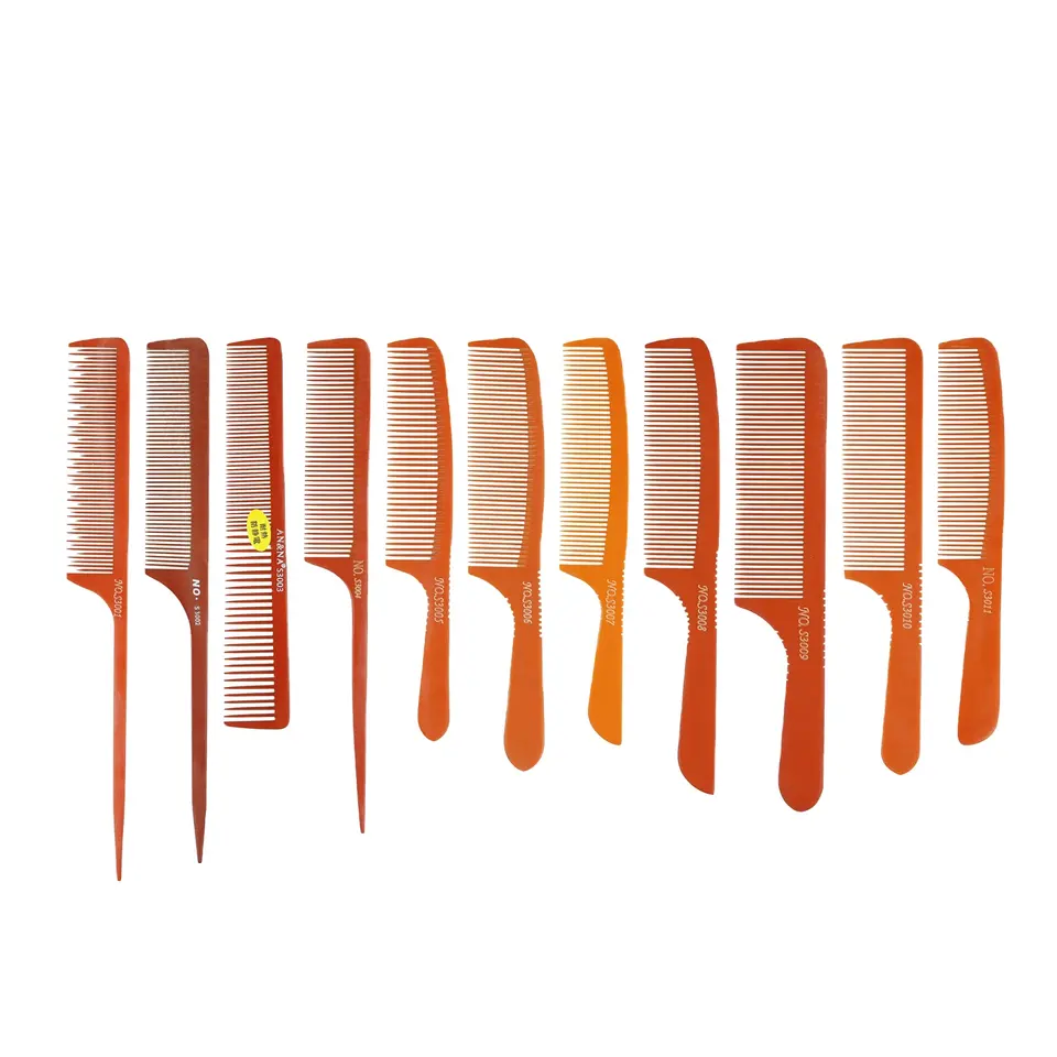TK Peine De Corte De Pelo Anti Estático Super Bakelite Madera Herramientas De Peluquero Para Salon De Belleza Y Barbería