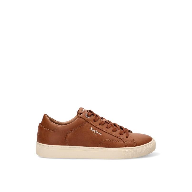 Zapatillas Casual Pepe Jeans - Hombre - Suela Plana - Modelo Pms00048 - Color Marron