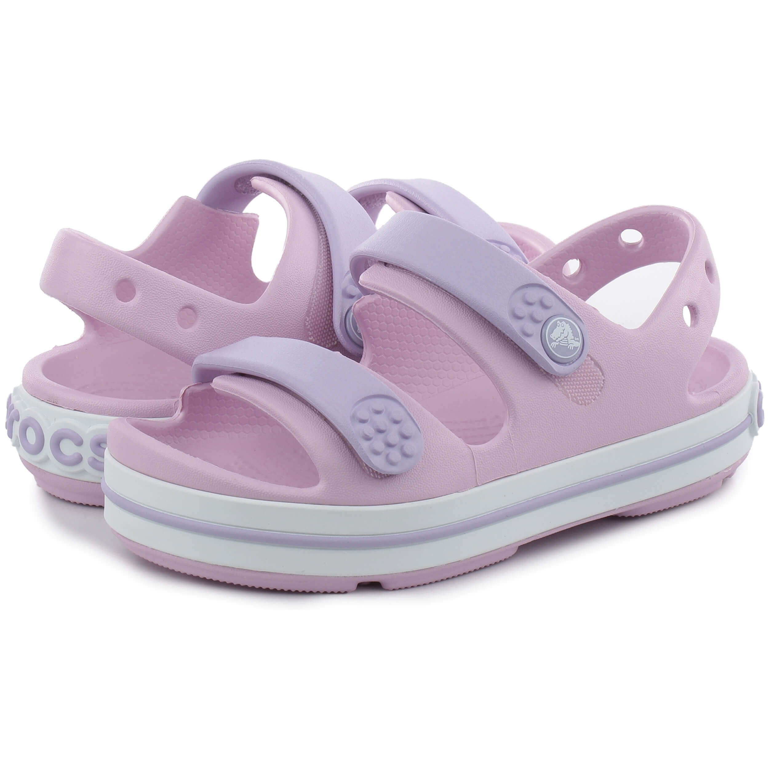 Calzado marca Crocs modelo 209424-84I para kids en color rosa