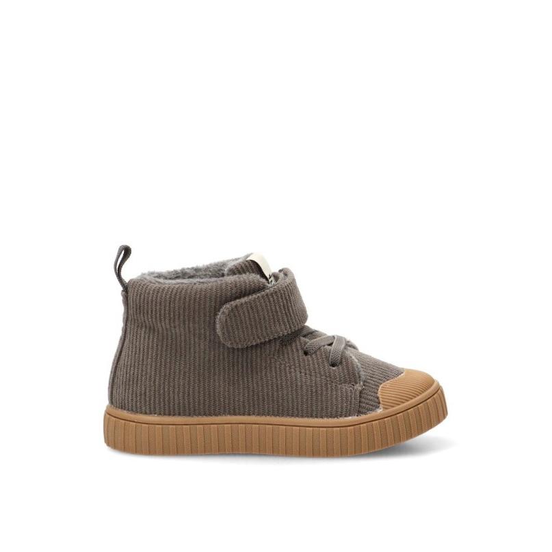 Zapatillas Abotinada Etika - Niño - Suela Plana - Modelo 52494 - Color Gris