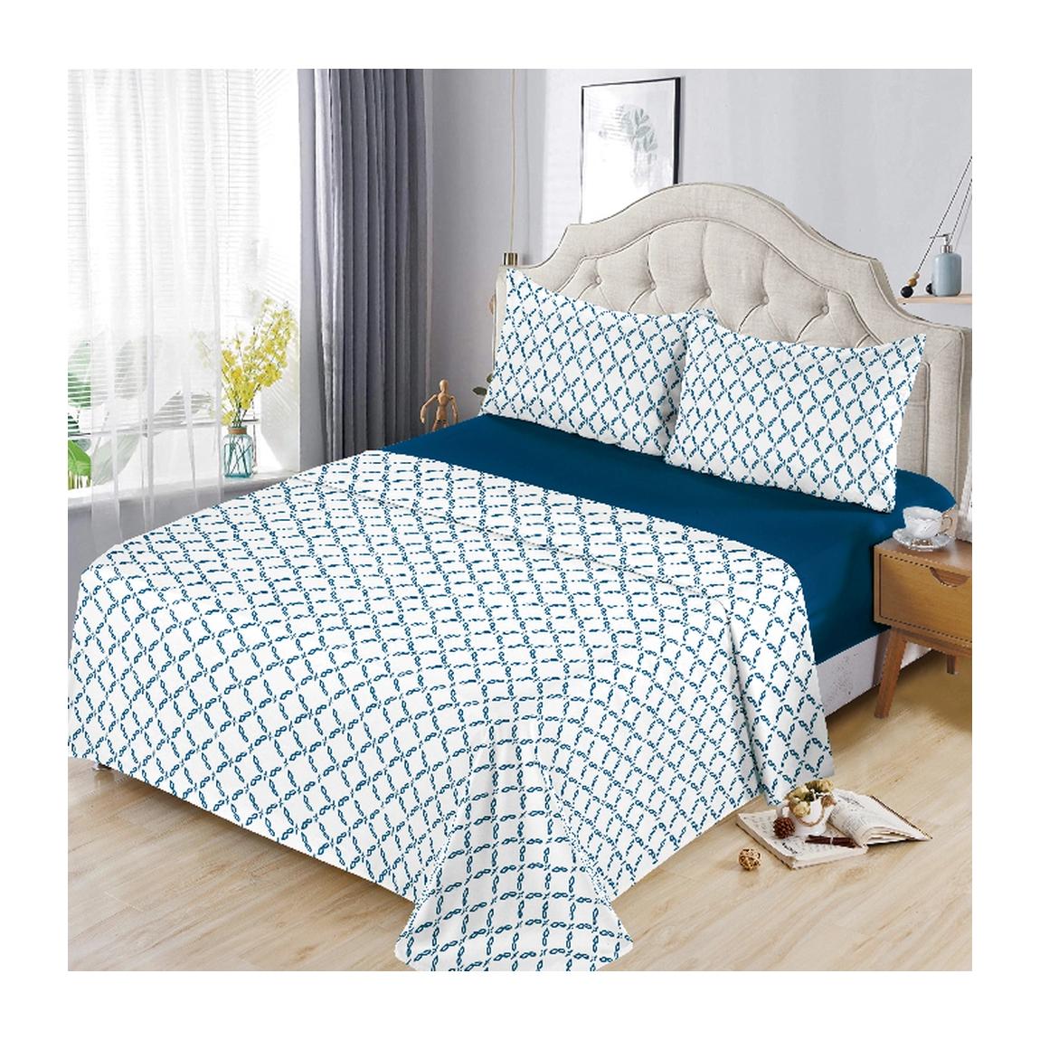 PLUSHOME Juego de Sábanas de Microfibra de Poliéster Suave Hasta 5 Piezas Tapa, Sábana Bajera y Fundas de Almohada Cama 90 160x260, 135 210x260, 150 230x260 Cm 180 250x270 Cm - Suavidad Duradera - Fácil Cuidado - Resistencia a las Manchas