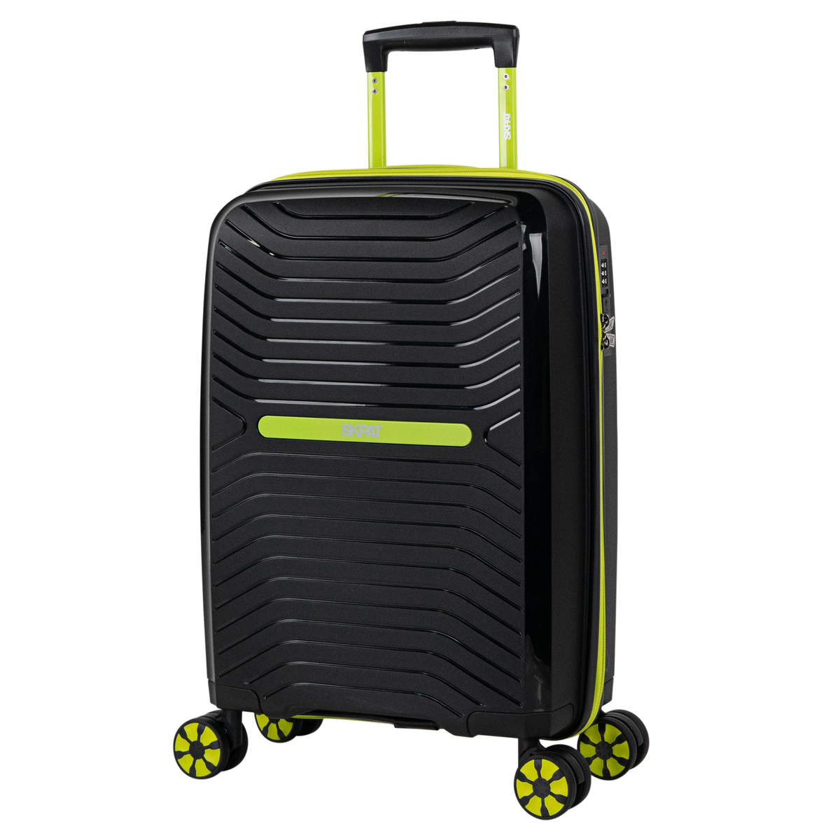 Skpat - Skpat Maleta Cabina 55X40x20 Rígida Con Ruedas Tipo Trolley Ligera Apta Para Avión Y Ryanair - Equipaje De Mano Para Viajes Cortos. Candado De Combinacion TSA