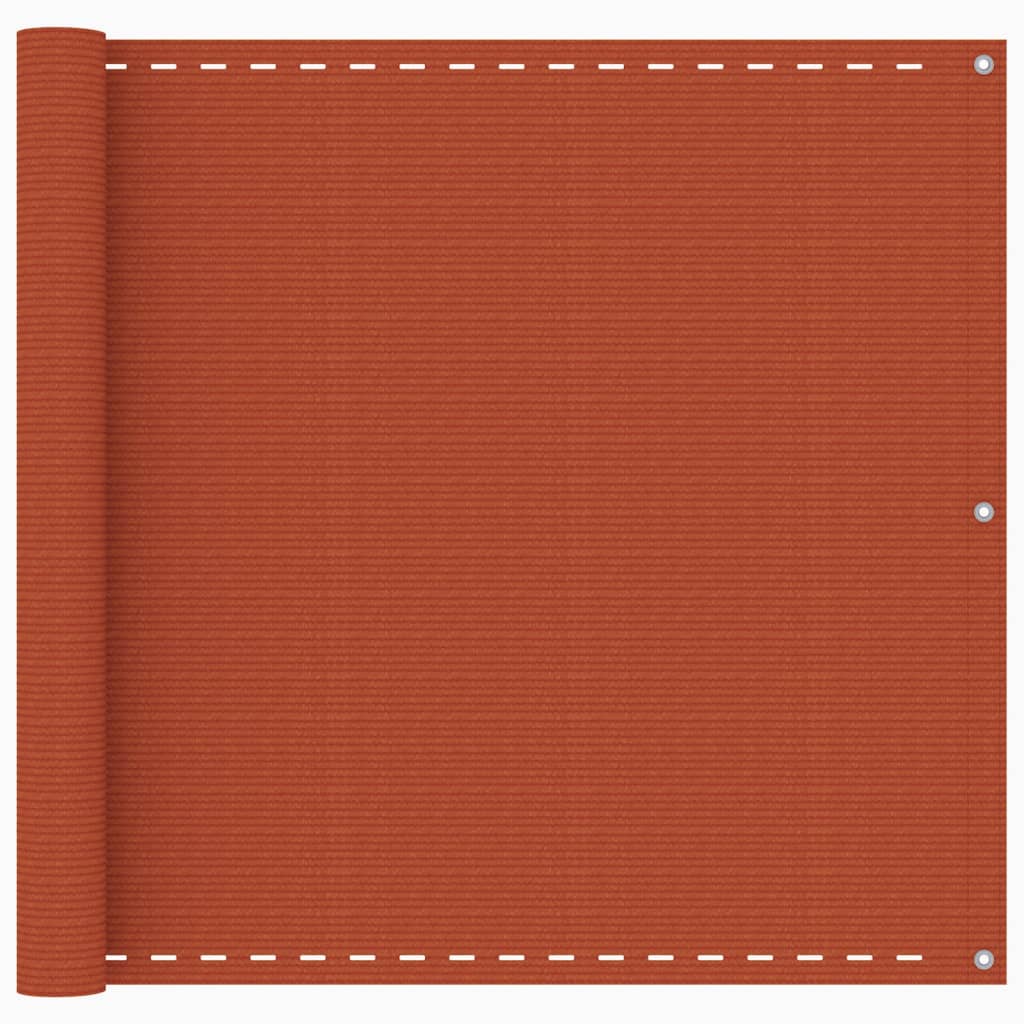 vidaXL Toldo para balcón HDPE 90x500 cm Color Antracita, Antracita y blanco, Blanco