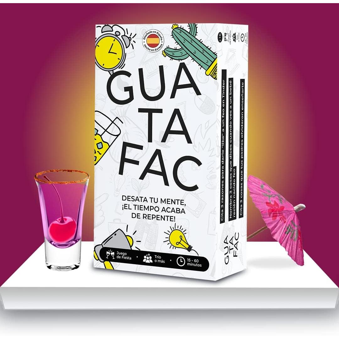 Guatafac – Juego De Mesa Adulto ¡Anima Tus Fiestas De La Mejor Manera! Más De 1 Millón De Jugadores Juego De Cartas Español