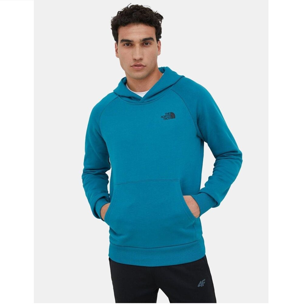 Sudadera North Face verde con capucha  red box