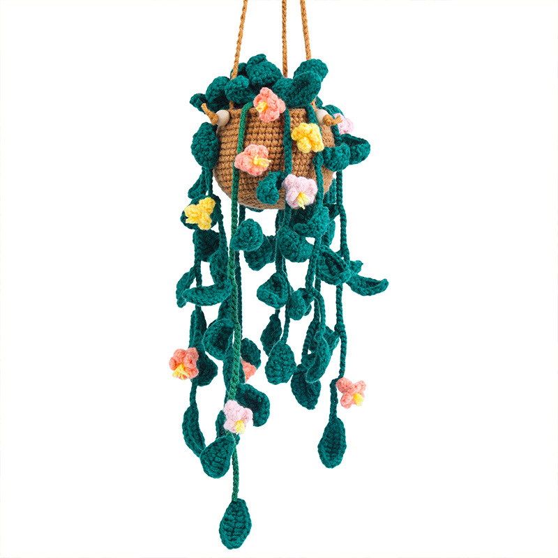 Macrame Plant Hanger Kit for Beginners, DIY Hanging Basket Planter with English Instructions, Cotton Rope for Home Decor