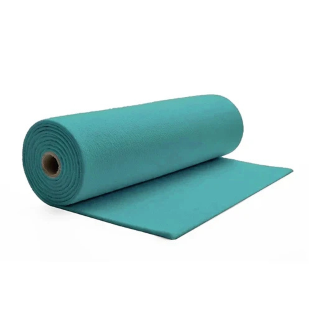 Arquiservi - Moqueta Azul Turquesa Ignífuga en Rollo – Ideal para Eventos, Ferias y Stands