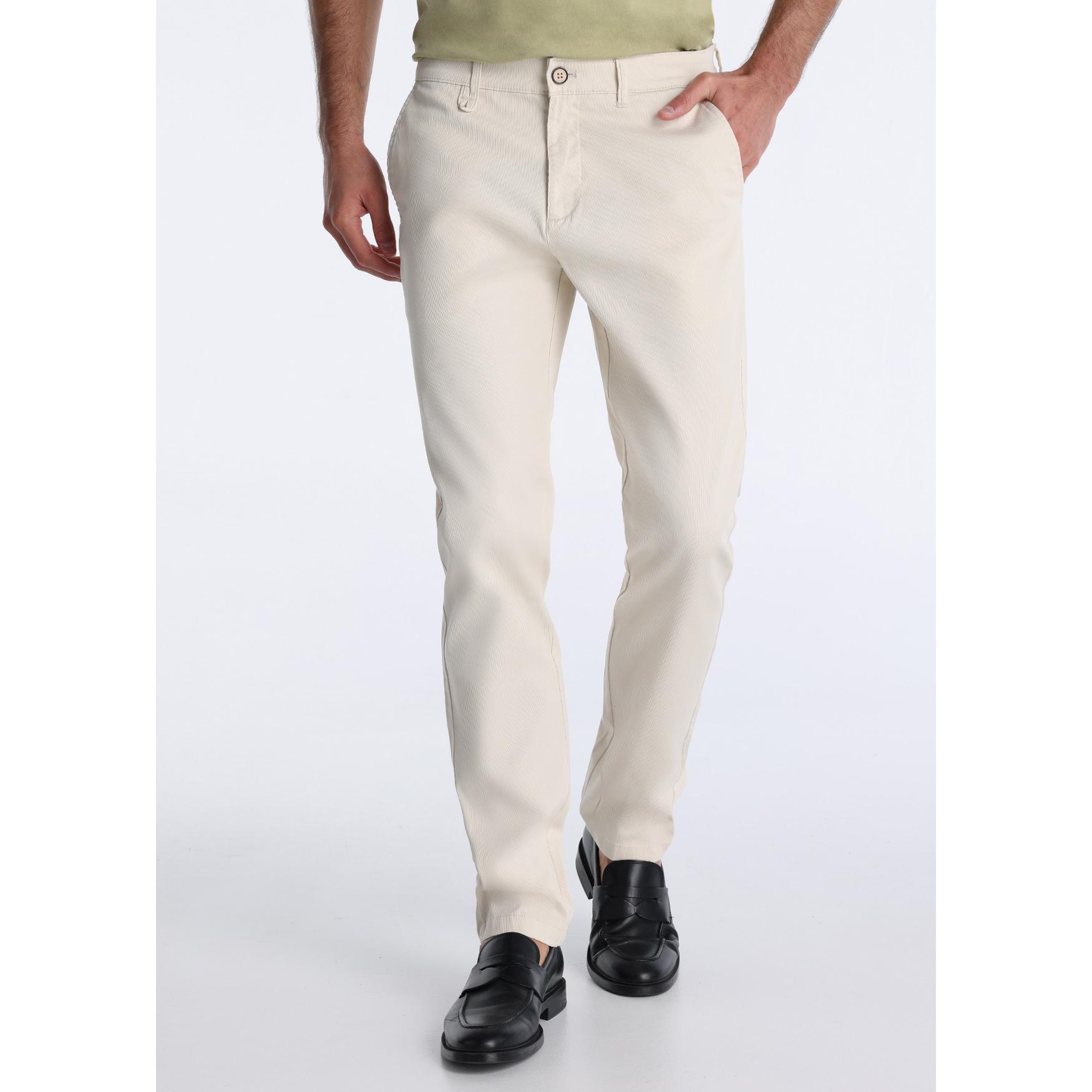 BENDORFF - Pantalon Chino Slim - Tiro Medio tejido canutillo-Tallaje en Pulgadas- Tallaje en Pulgadas