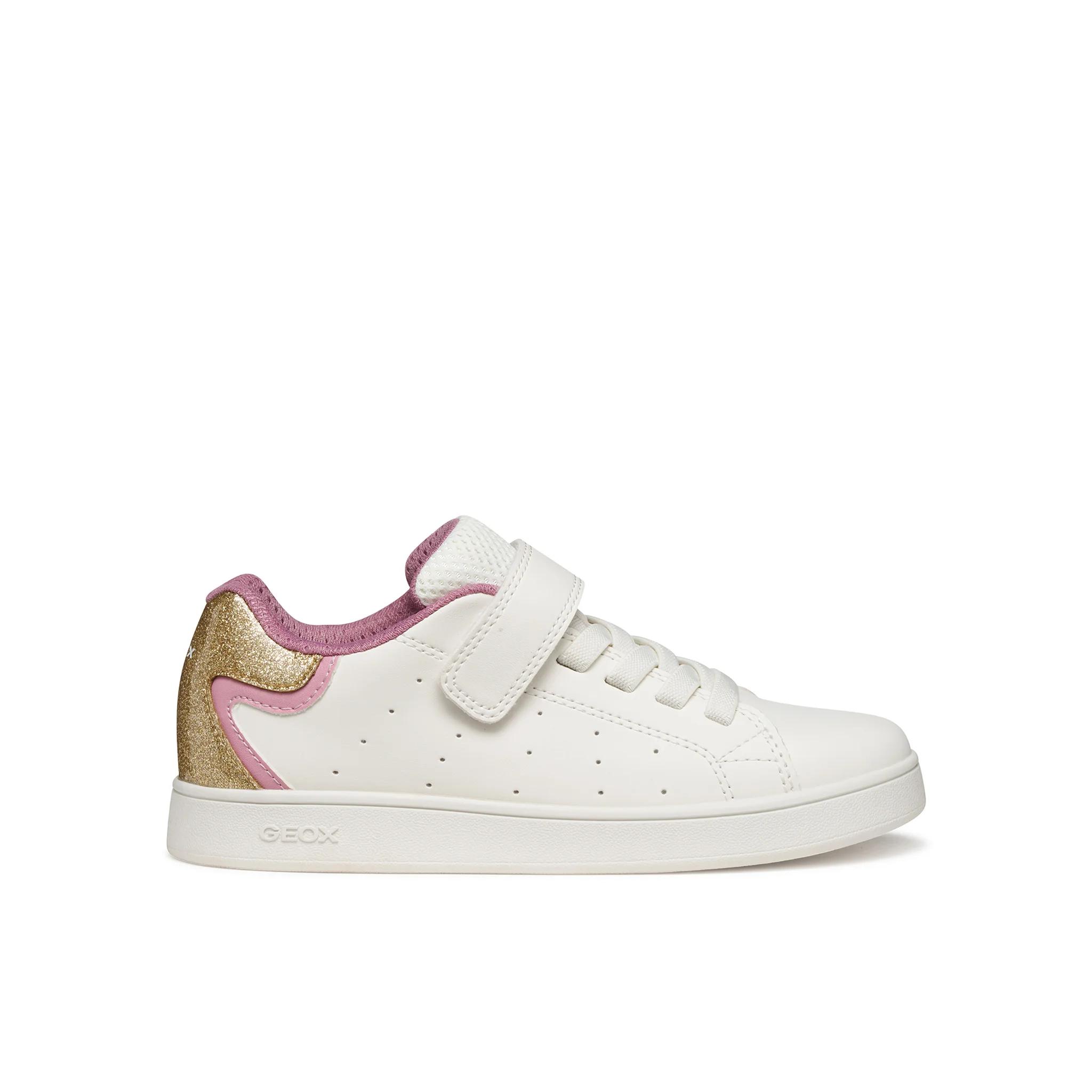 Zapatillas GEOX Eclyper Junior en color Rosa/dorado para niñas – Comodidad y estilo en calzado infantil