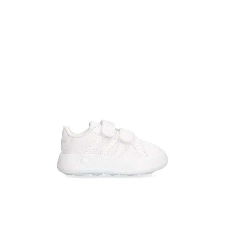 Zapatillas Casual Adidas - Niña - Suela Plana - Modelo Id5273 - Color Blanco