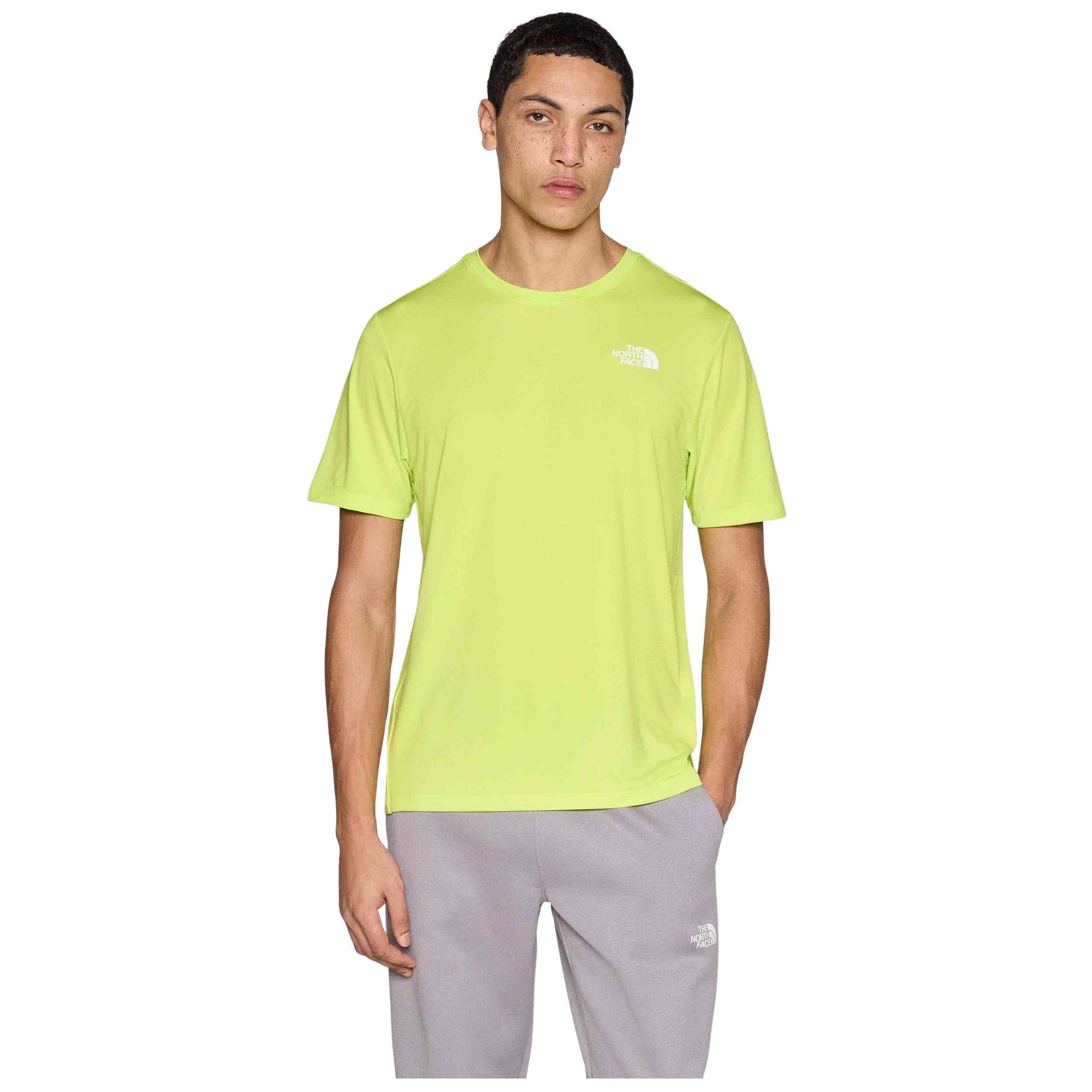 Textil The North Face modelo M 24/7 S/S Tee Reg Fizz Lime en color Verde