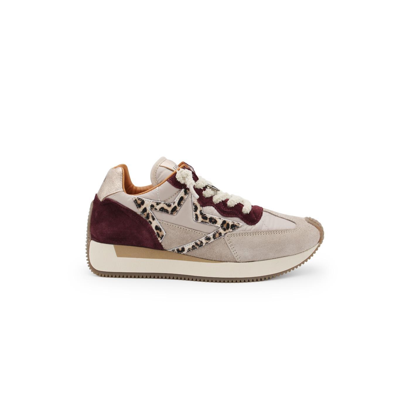 Zapatilla Mujer Cetti C-1375 Ante-Freedom Kiesel Burdeos