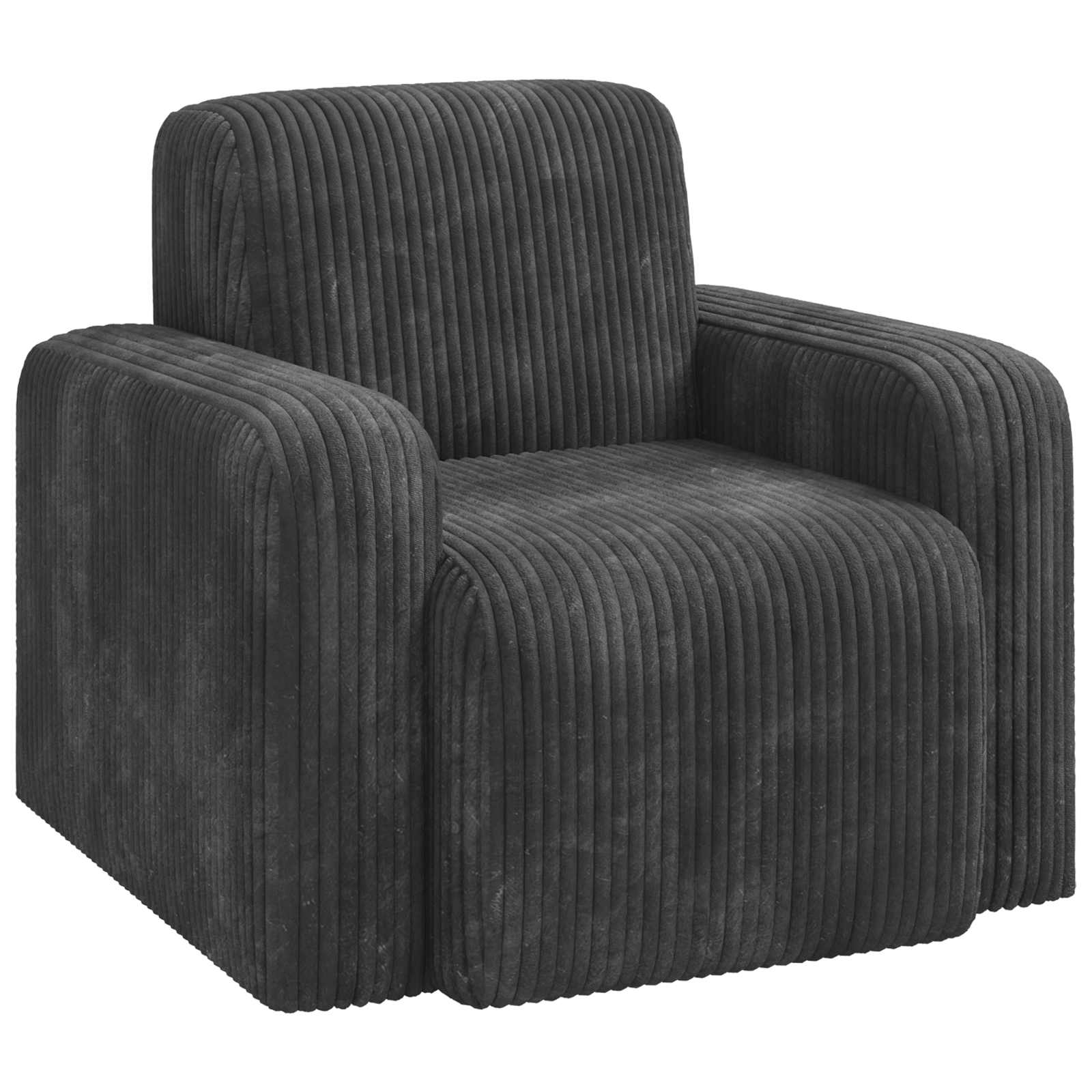 vidaXL Sillón pana 88 x 90 x 77 cm Multicolor