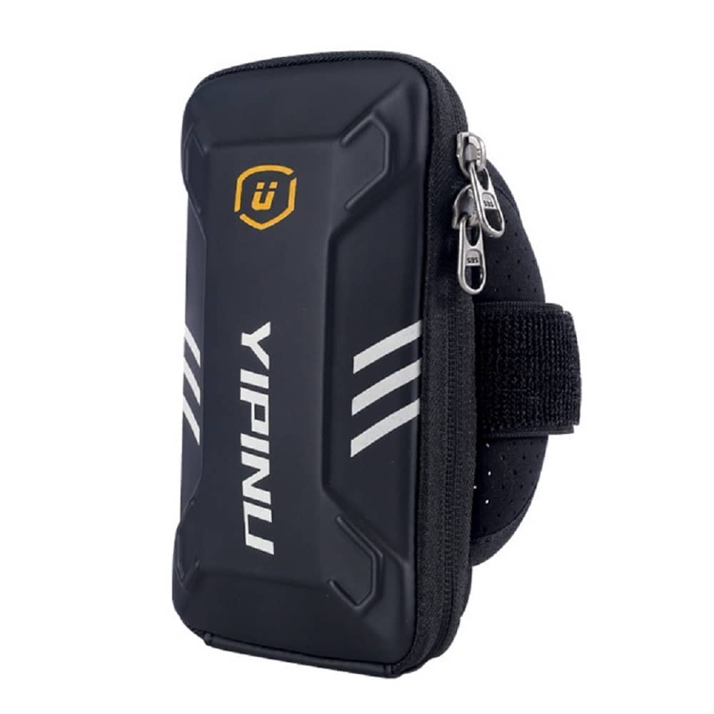 DFV mobile - Funda Brazalete Reflectante Impermeable con 2 Compartimentos Deporte Correr Andar Ciclismo Gimnasio para NOKIA 2.4 (2020) - Negra