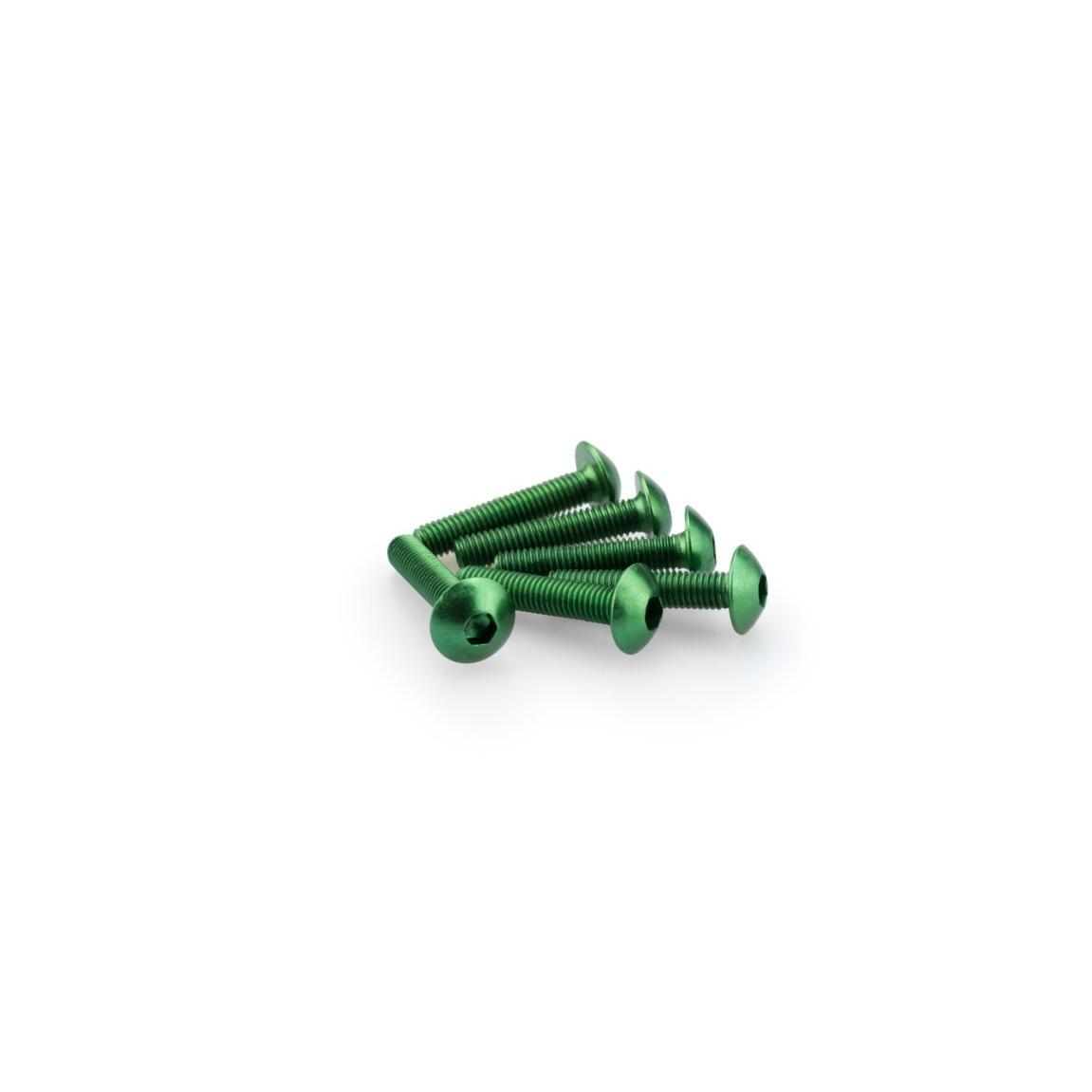 Pack Blister 6 Tornillos De Aluminio Cabeza Abombada M5 X 25Mm 0610A