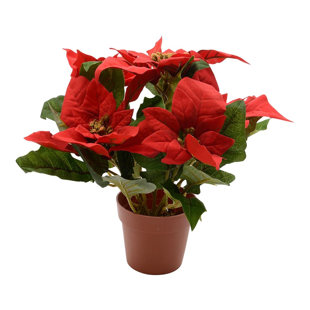 Planta Artificial De Pascua Con Maceta 27X27cm 72636