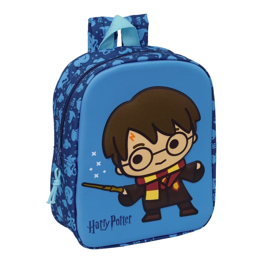 SAFTA  MOCHILA GUARDERIA 3D HARRY POTTER CUADRADA 27X22 HARRY POTTER 10x22x27 Cms.