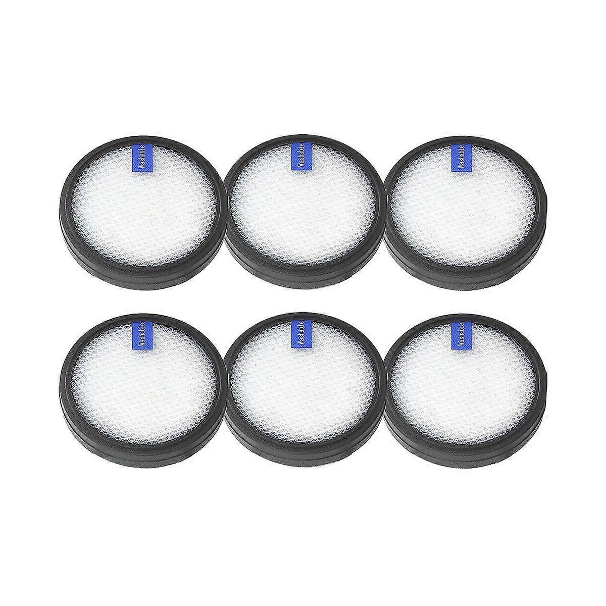 TK 6 Pcs Washable Filter for W200 W300 W400 Vacuum Cleaner Replacement Cordless Spare Parts Accessorie