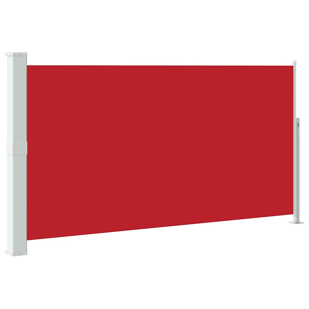 vidaXL Toldo lateral retráctil de jardín rojo 170x300 cm