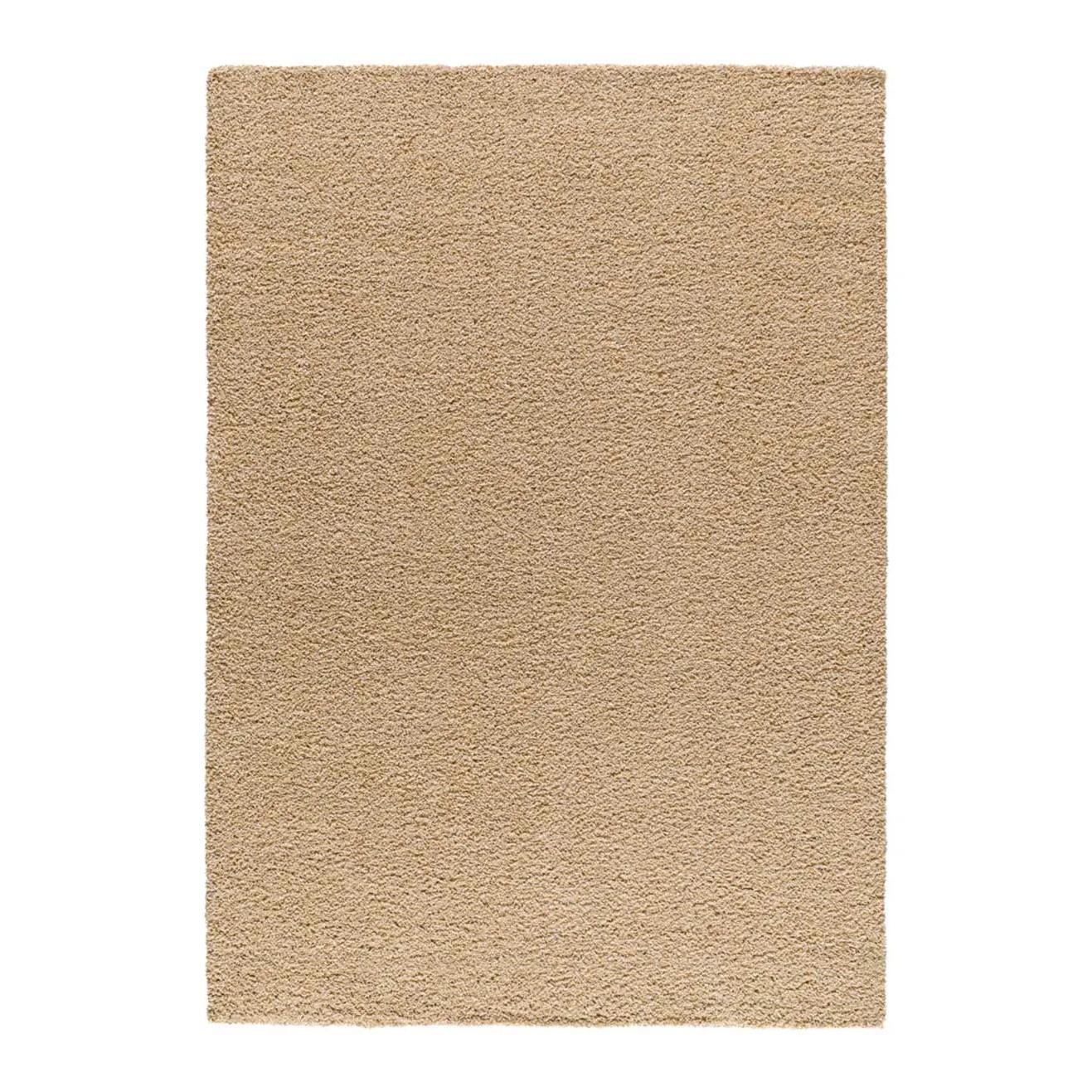 Alfombra interior shaggy liso en beige - NORGE 8507 | 57x110, 67x125, 133x190, 160x230 cm
