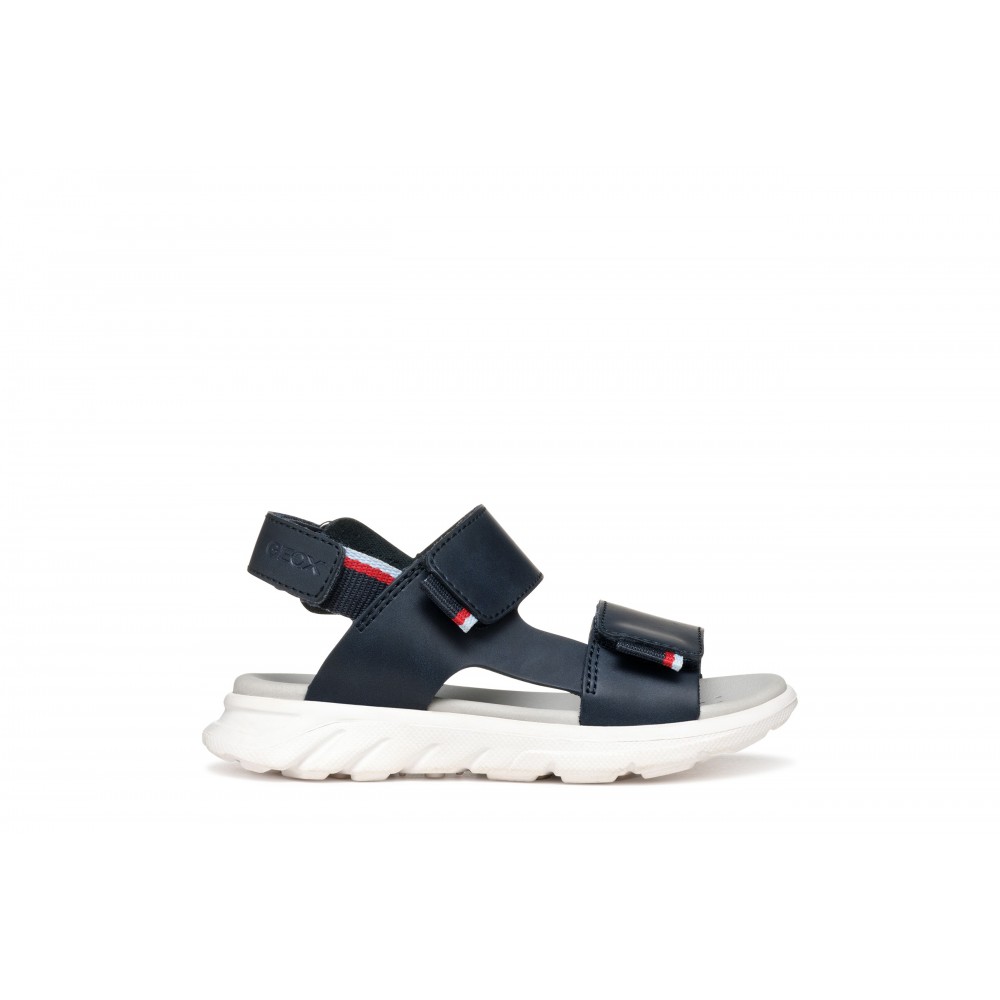 GEOX J55F1B C0735 Zapatos primeros pasos bebé niña 34542 25V SANDALIA CASUAL NAVY/RED