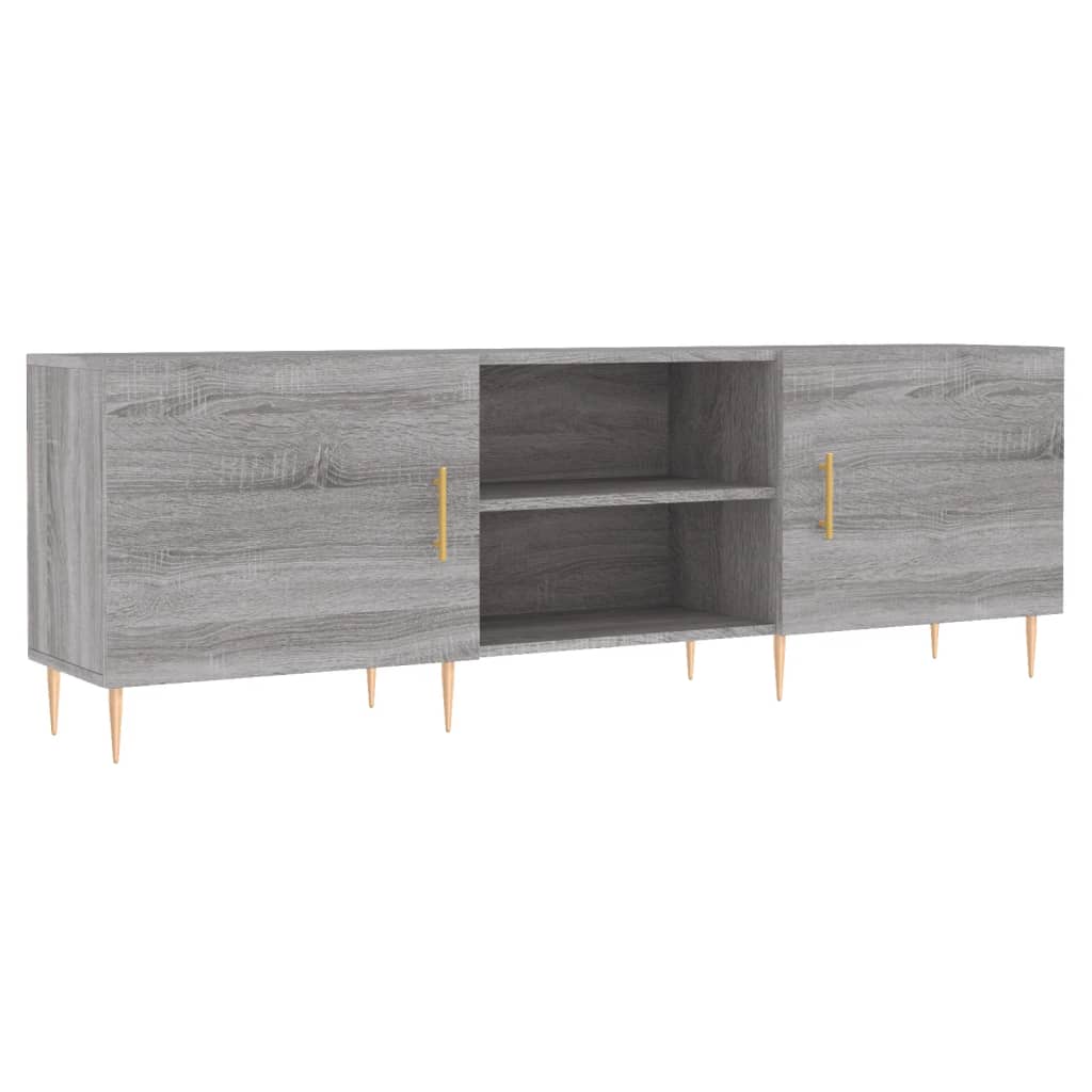 vidaXL Mueble para TV madera de ingeniería gris Sonoma 150x30x50 cm