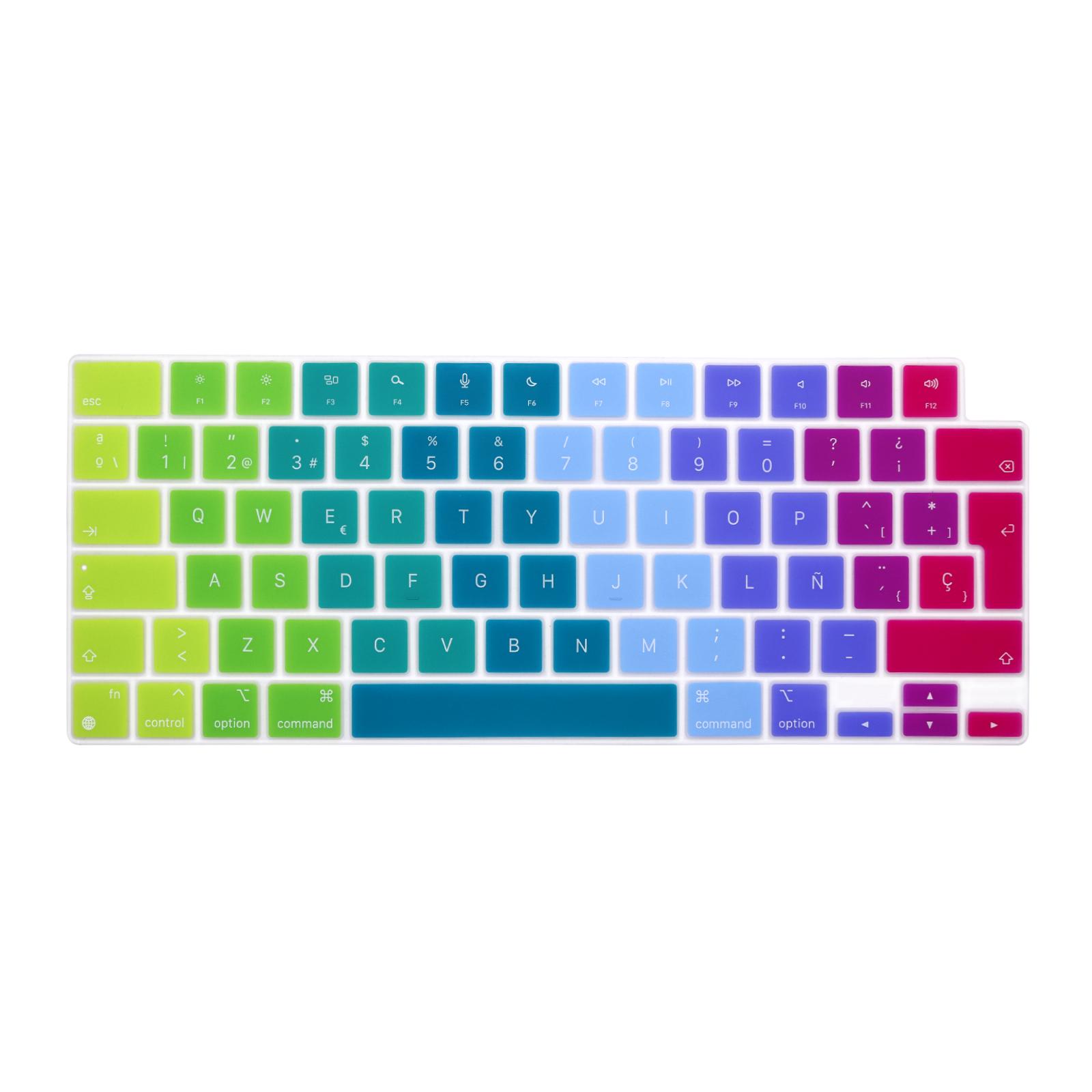 Cubreteclado MacBook – Diseño Multicolor Arcoíris
