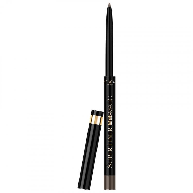 L'OREAL EYELINER SUPER LINER MAT-MATIC WATERPROOF TAUPE GREY
